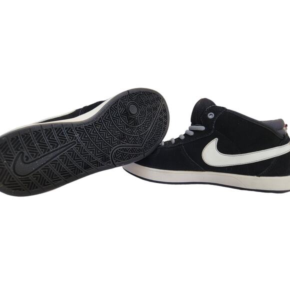 Nike SB Mavrk Mid 3 GS Black Suede Sneakers Boys Size 4.5- Nike Skate Board - Picture 3 of 8